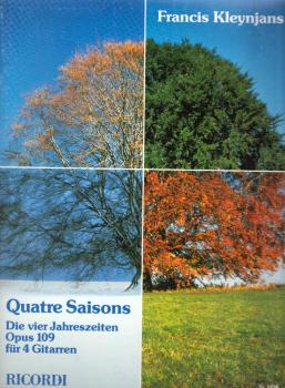 Die vier Jahreszeiten. Opus 109 für 4 Gitarren.
