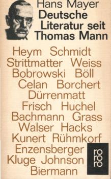 Deutsche Literatur seit Thomas Mann.