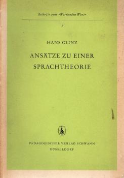 Ansätze zu einer Sprachtheorie.