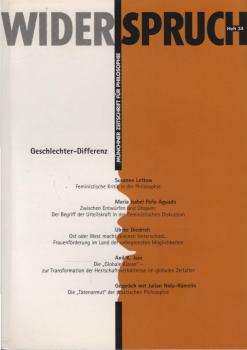 Widerspruch. Münchner Zeitschrift für Philosophie; Heft 34: Geschlechter-Differenz