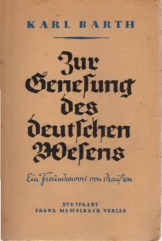 Zur Genesung des deutschen Wesens : E. Freundeswort von draussen.