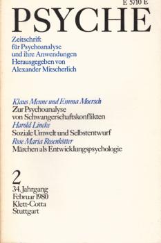 Psyche. Zeitschrift für Psychoanalyse und Ihre Anwendungen. 2. Heft, Februar 1980.