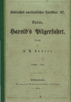 Ritter Harold's Pilgerfahrt.