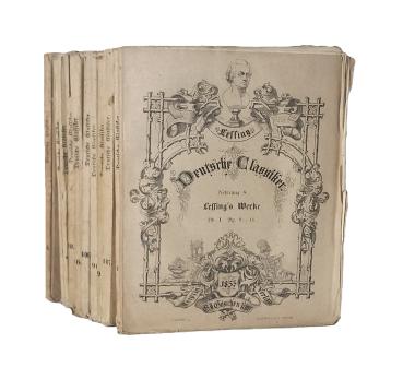 Deutsche Classiker. Teil: G. E. Lessing´s gesammelte Werke. 12 Lieferungen.