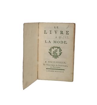 Le Livre à la Mode. A verte-feuille.