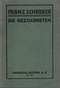 Die Gezeichneten : Oper in drei Aufzügen.