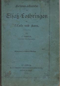 Heimatskunde von Elsaß-Lothringen