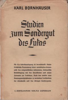 Studien zum Sondergut des Lukas.