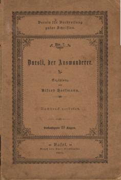 Dursli der Auswanderer. Erzählung.