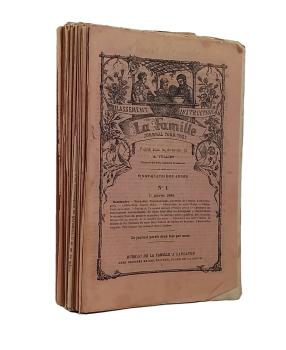 La famille. Journal pourtous. 1er janvier 1883, no. 1 - 15 novembre 1883, no. 22. [22 Einzelhefte]