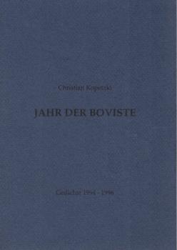 Jahr der Boviste Gedichte 1994 - 1996