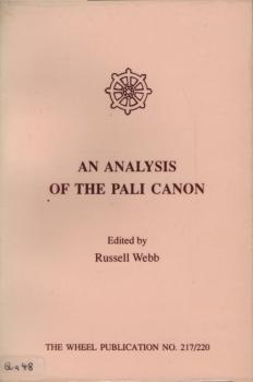 An Analysis of the Pali Canon