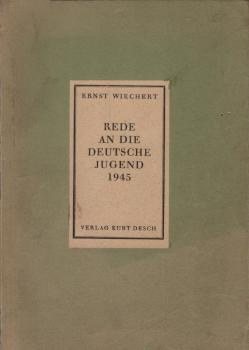 Rede an die deutsche Jugend 1945.