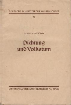 Dichtung und Volkstum.