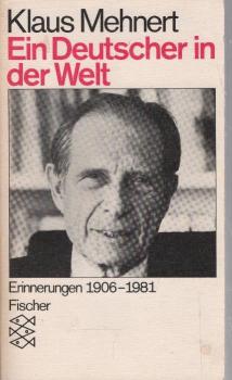 Ein Deutscher in der Welt : Erinnerungen 1906 - 1981.