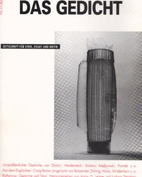 Das Gedicht. Zeitschrift für Lyrik, Essay und Kritik. Nr. 1 / Oktober 1993.