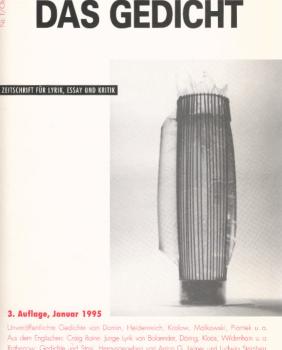 Das Gedicht. Zeitschrift für Lyrik, Essay und Kritik. Nr. 1 / Oktober 1995.