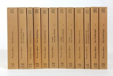 Thomas Mann Werke. Taschenbuchausgabe in 12 Bände.