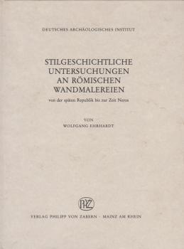 Stilgeschichtliche Untersuchungen an römischen Wandmalereien : von d. späten Republik bis zur Zeit Neros.