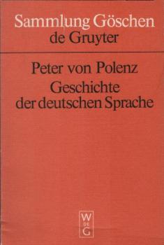 Geschichte der deutschen Sprache : erw. Neubearb. d. früheren Darstellung von Hans Sperber.
