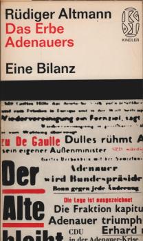 Das Erbe Adenauers : Eine Bilanz.