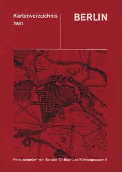 Kartenverzeichnis 1981 Berlin