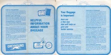 Helpful Information about your baggage [Faltblatt]