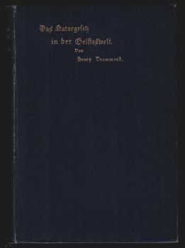 Das Naturgesetz in der Geisteswelt.