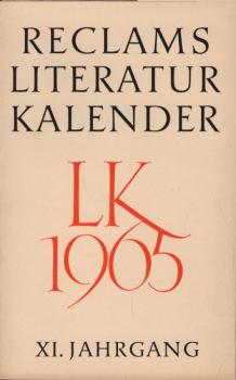 Reclams Literatur-Kalender 1965, 11. Jahrgang.