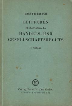 Leitfaden für das Studium des Handels- und Gesellschaftsrechts.