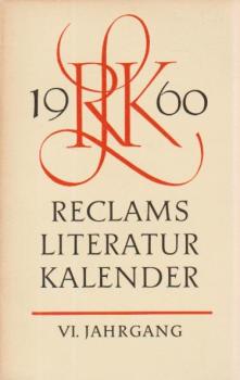 Reclams Literatur-Kalender 1960, 6. Jahrgang.