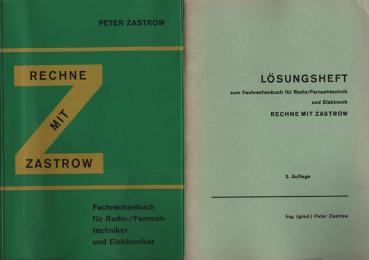 Fachrechenbuch für Radio-, Fernsehtechniker und Elektroniker. Hauptband + Lösungsheft