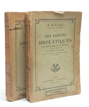 Les Contes drolatiques. En 2 Tomes. [2 Bde.]