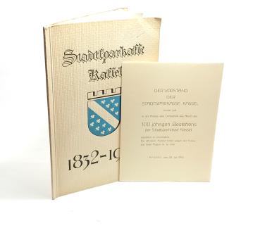 Festschrift zum 100jährigen Bestehen der Stadtsparkasse Kassel.