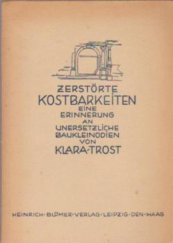 Zerstörte Kostbarkeiten : Eine Erinnerg an unersetzl. Baukleinodien.