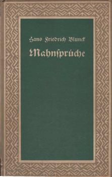 Mahnsprüche.