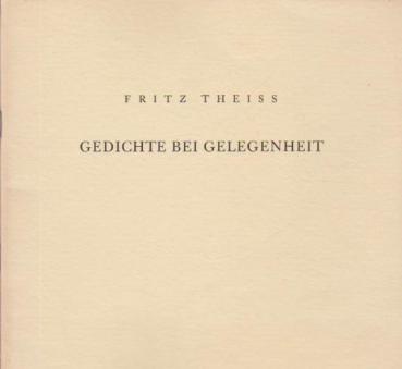 Gedichte bei Gelegenheit.