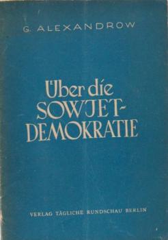 Über die Sowjetdemokratie.