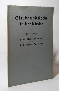 Glaube und Recht in der Kirche : 2. Vortr.