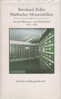 Marbacher Memorabilien; Teil: 2., Aus der Museums- und Archivarbeit : 1973 - 1985