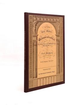 Neuestes Lehr-, Modell- und Ornamentenbuch für Ebenisten, Bau- und Möbelschreiner, Holzschneider und andere der bildenden Kunst verwandte Gewerbe : zur Beförderung eigner Erfindung u. zur Erreichung u. Verbreitung d. reinen u. veredelten Geschmacks bei al