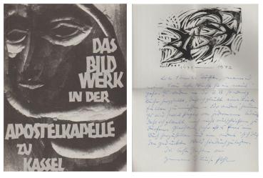 Das Bildwerk in der Apostelkapelle zu Kassel.