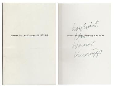 Kreuzweg II 1979-1988. Ein Zyklus mit vierzehn Gouachen und einer Objektkiste in den Städtischen Museen Heibronn.