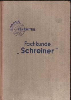 Fachkunde für Schreiner.