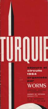 Turquie sejours et circuits 1964 (Faltprospekt)
