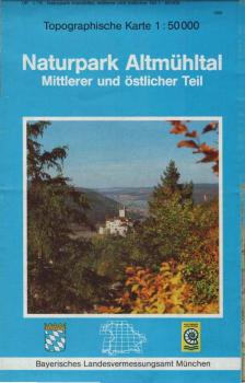 Naturpark Altmühltal, mittlerer und östlicher Teil.