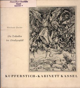 Die Techniken der Druckgraphik : Sammelabdruck von Aufsätzen aus dem Kulturteil der "Kasseler Post", August bis Oktober 1938