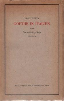 Goethe in Italien oder Die italiänische Reise : Komödie.