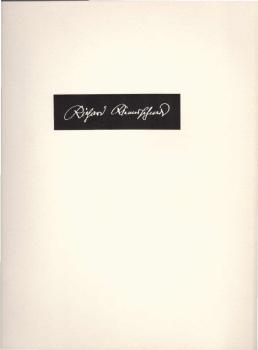 Richard Riemerschmid zum Gedächtnis