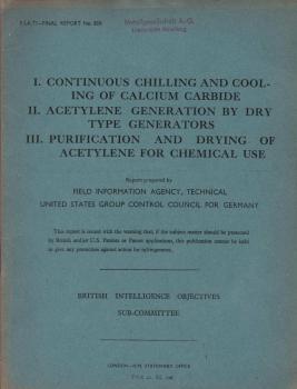 Continuous chilling and cooling of calcium carbide (= Fiat final report, 859)